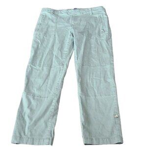 Tommy Hilfiger Crop Size 8 Straight Leg Green Jeans